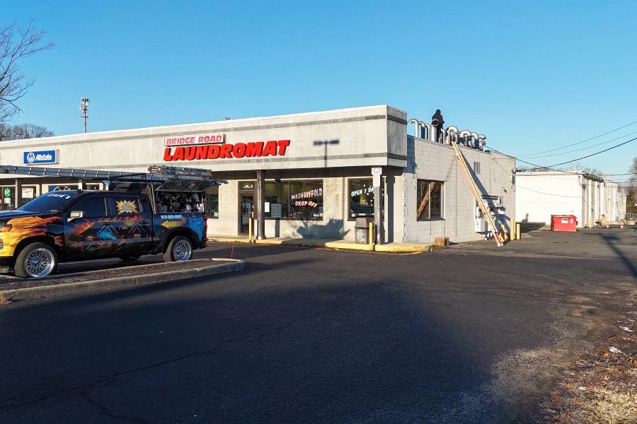 commercial gutter cleaning